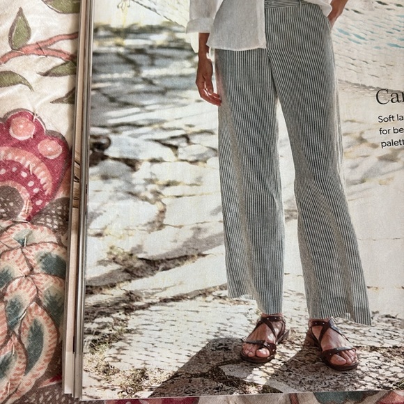 Wide leg linen trousers S - Picture 2 of 6